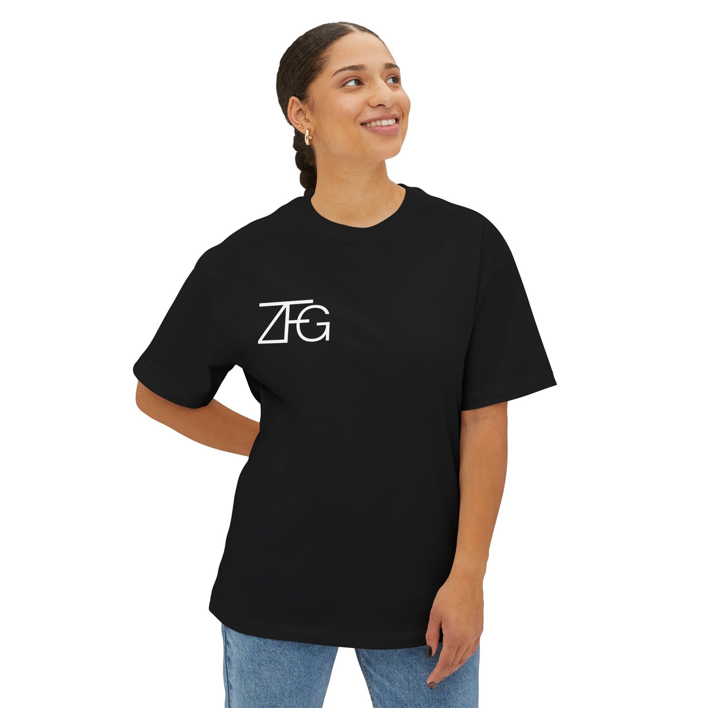 Zero F*cks Given Oversized Tee