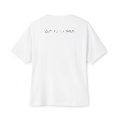 Zero F*cks Given Oversized Tee