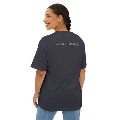 Zero F*cks Given Oversized Tee