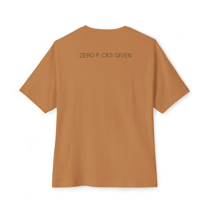Zero F*cks Given Oversized Tee