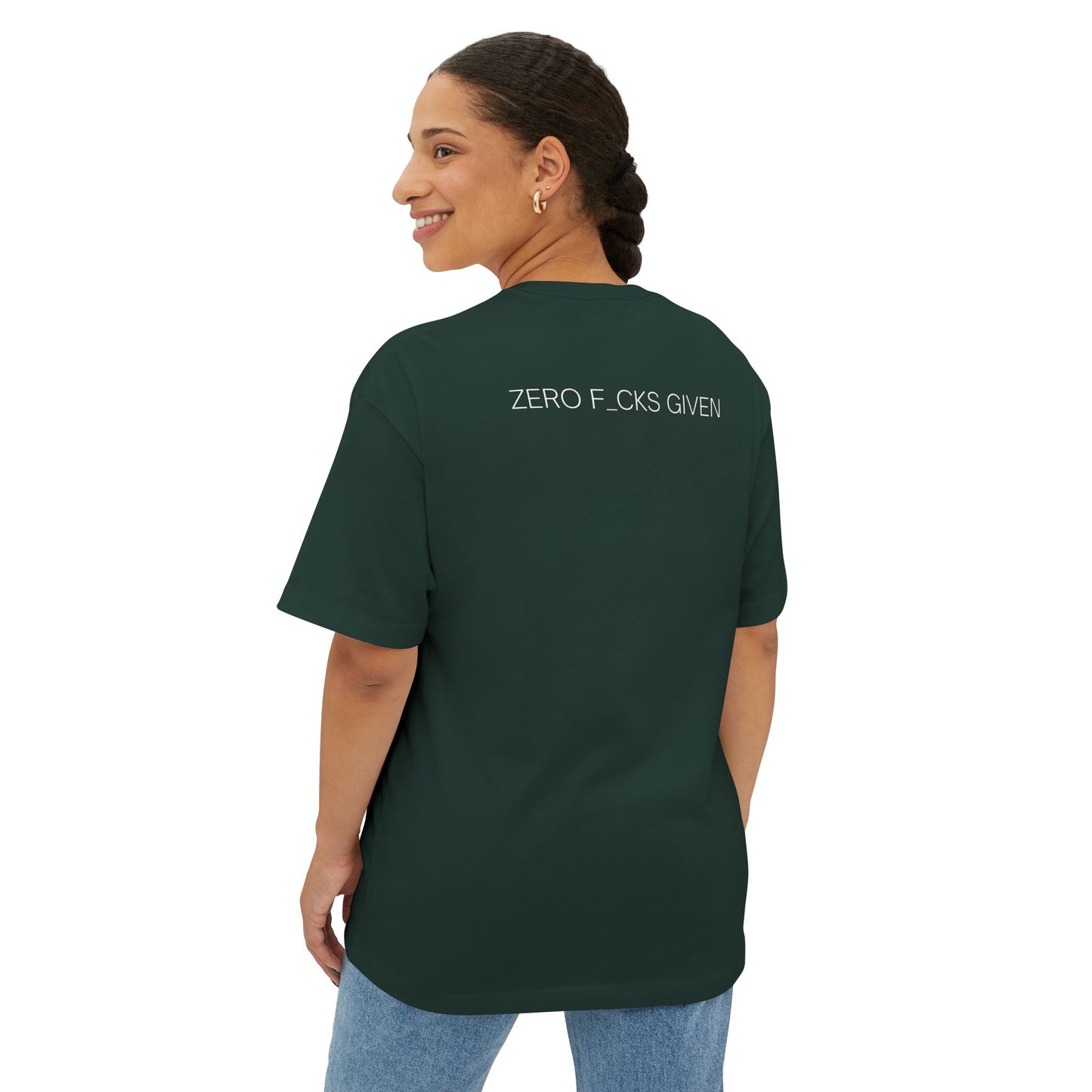 Zero F*cks Given Oversized Tee