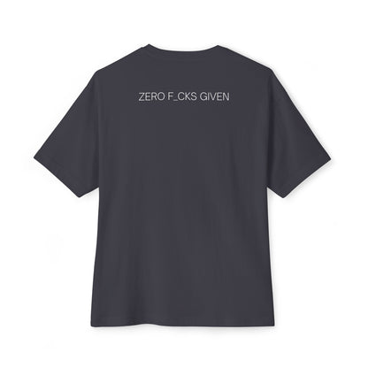 Zero F*cks Given Oversized Tee