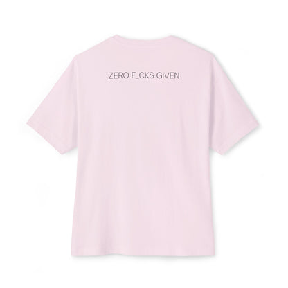 Zero F*cks Given Oversized Tee