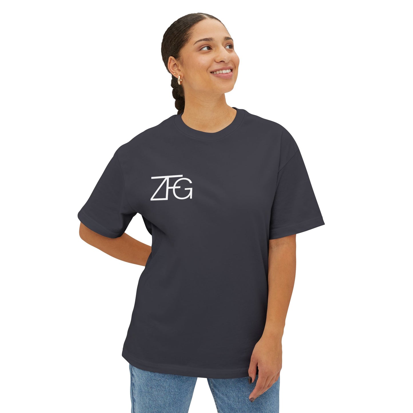 Zero F*cks Given Oversized Tee
