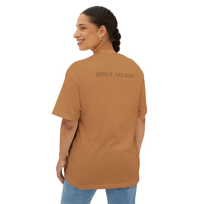 Zero F*cks Given Oversized Tee