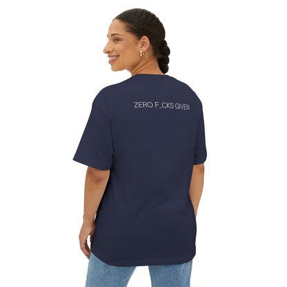 Zero F*cks Given Oversized Tee